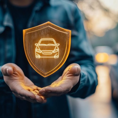 homem-segurando-um-escudo-estampado-com-uma-imagem-de-carro-simbolizando-seguranca-em-veiculos-alugados-e-seguro homem-segurando-um-escudo-estampado-com-uma-imagem-de-carro-simbolizando-seguranca-em-veiculos-alugados-e-seguro